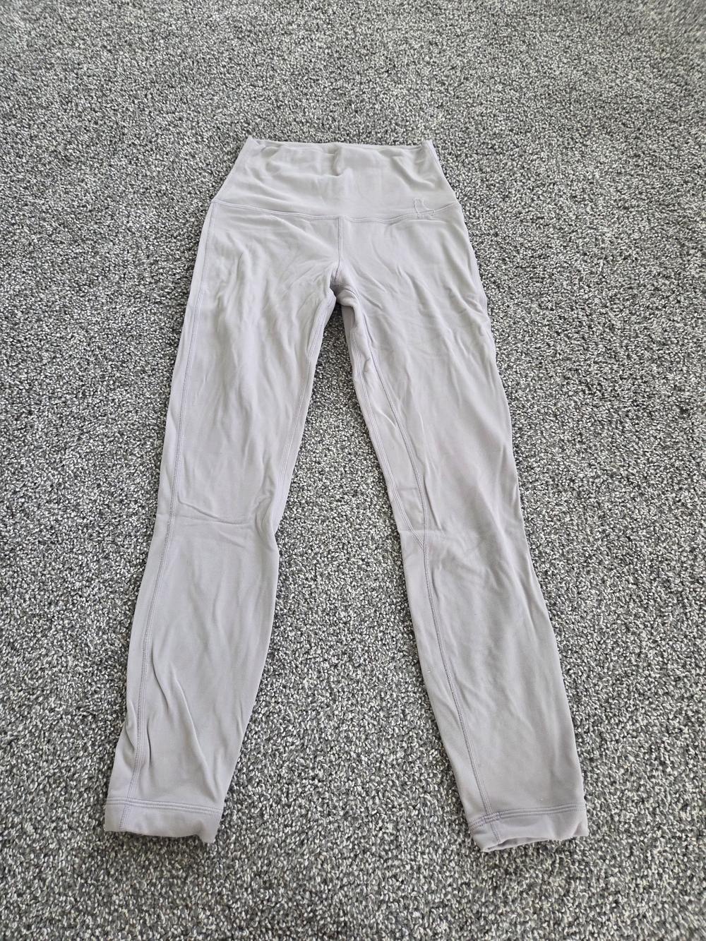 lululemon Womens High-Waist Leggings in Light Gray